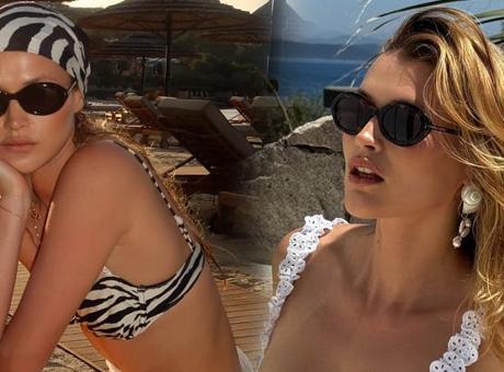 Dünyaca ünlü model Türkiye’ye geldi! Chloe Lecareux’in Bodrum pozları sosyal medyayı salladı