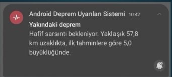 Telefonlara bildirim geldi: Deprem tahmini mi yoksa uyarı mı?