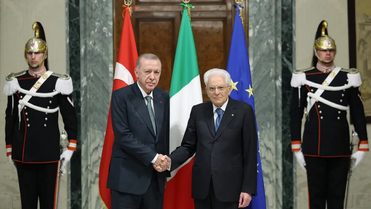 Başkan Erdoğan, İtalya Cumhurbaşkanı Mattarella ile görüştü