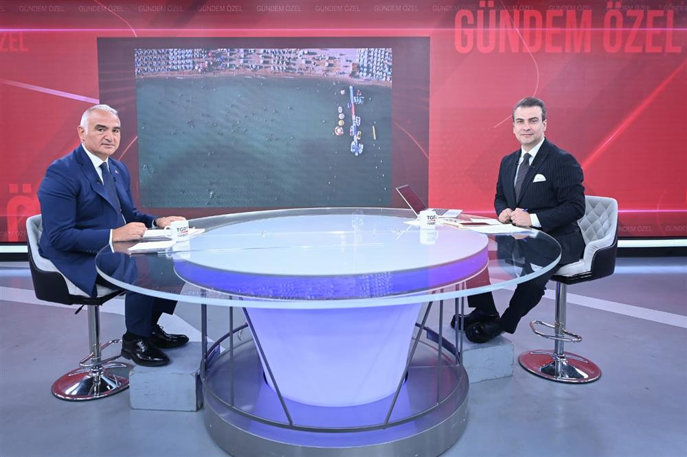 BAKAN ERSOY TGRT HABER’İN CANLI YAYIN KONUĞU OLDU
