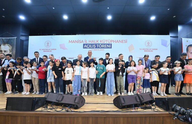 MANİSA TÜRKİYE’NİN EN BÜYÜK KÜTÜPHANELERİNDEN BİRİNE KAVUŞTU