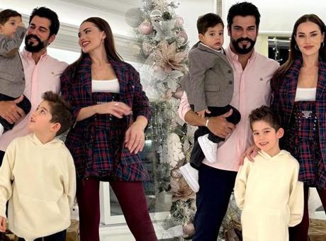 Haberler: Burak Özçivit ve Fahriye Evcen çifti Instagram’dan aile pozlarını paylaştı
