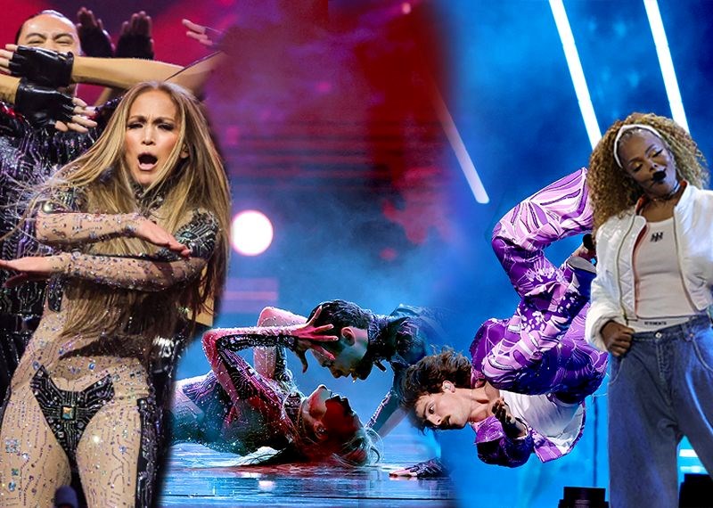 Amerikan Müzik Ödülleri sahiplerini buldu | Jennifer Lopez dansçları öptü