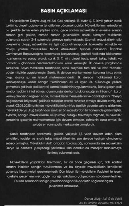 Derya Uluğ’un korku dolu anları: “Kan dondurucu mesajlar”