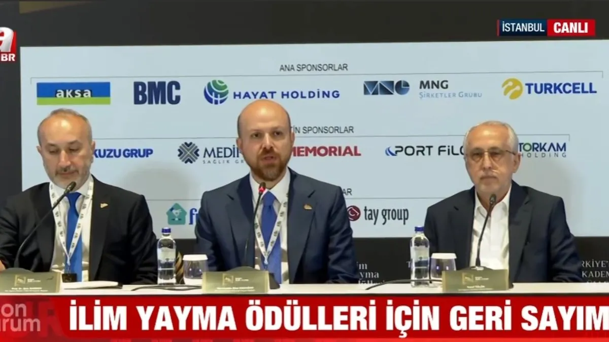 Bilal Erdoğan: İlim Yayma Ödülleri dünyanın sayılı akademik ödüllerinden birisi