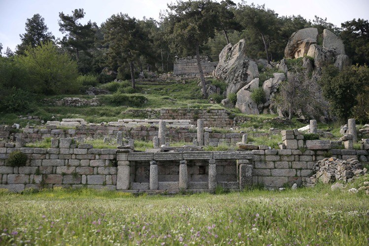 Labraunda Antik Kenti’nde restorasyon çalışmaları sürüyor