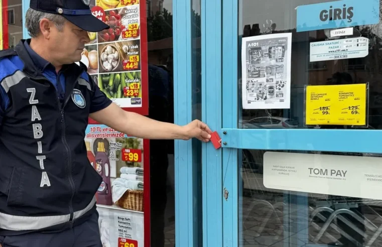 Çorum’da 3 zincir markete kapatma cezası!