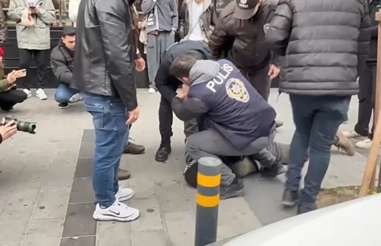 Mecidiyeköy’de üzerinden makas çıktı; kendisini ‘Burun kıllarımı alıyorum’ sözleriyle savundu