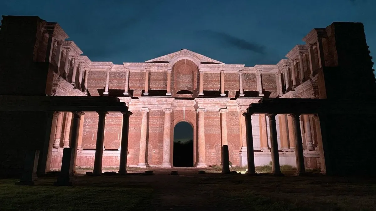 Müzeler artık geceleri ışıl ışıl: Gece müzeciliğinin yeni durağı Sardes Antik Kenti!