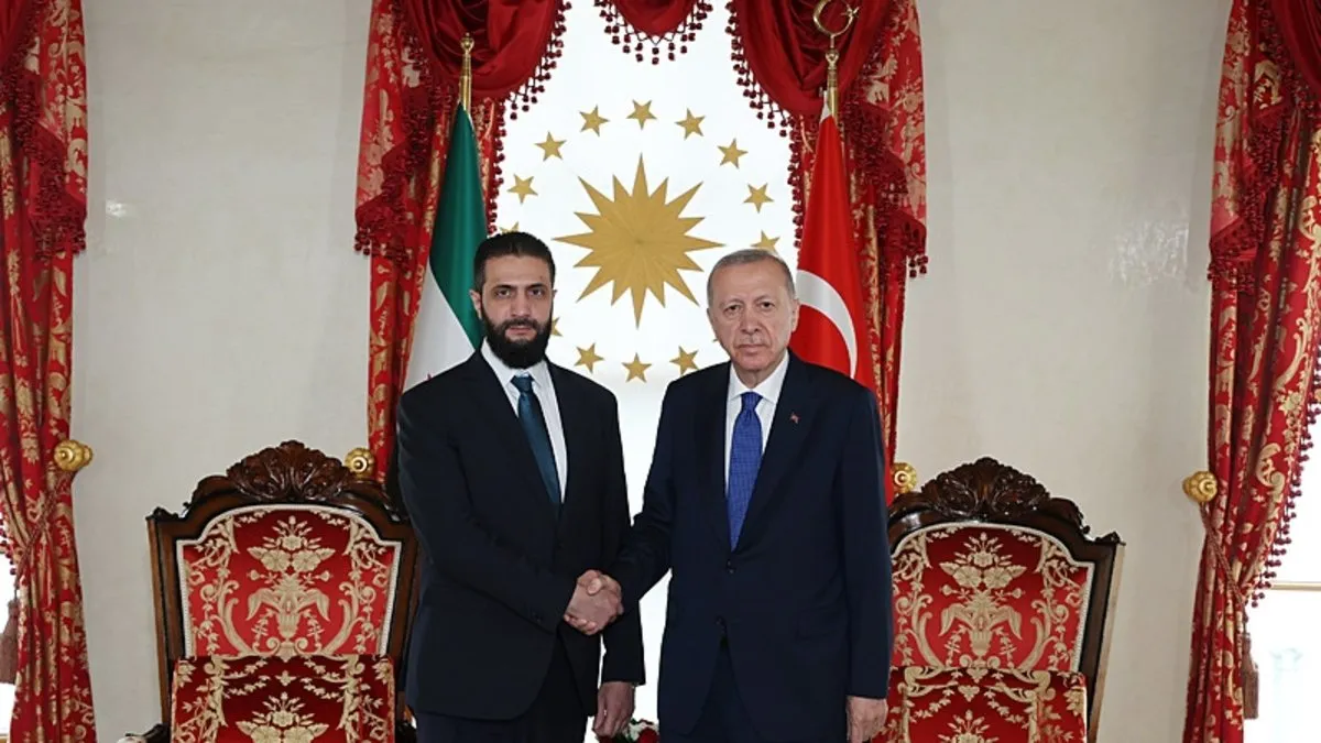 Son dakika: Başkan Erdoğan Dolmabahçe’de Şara ile bir araya geldi