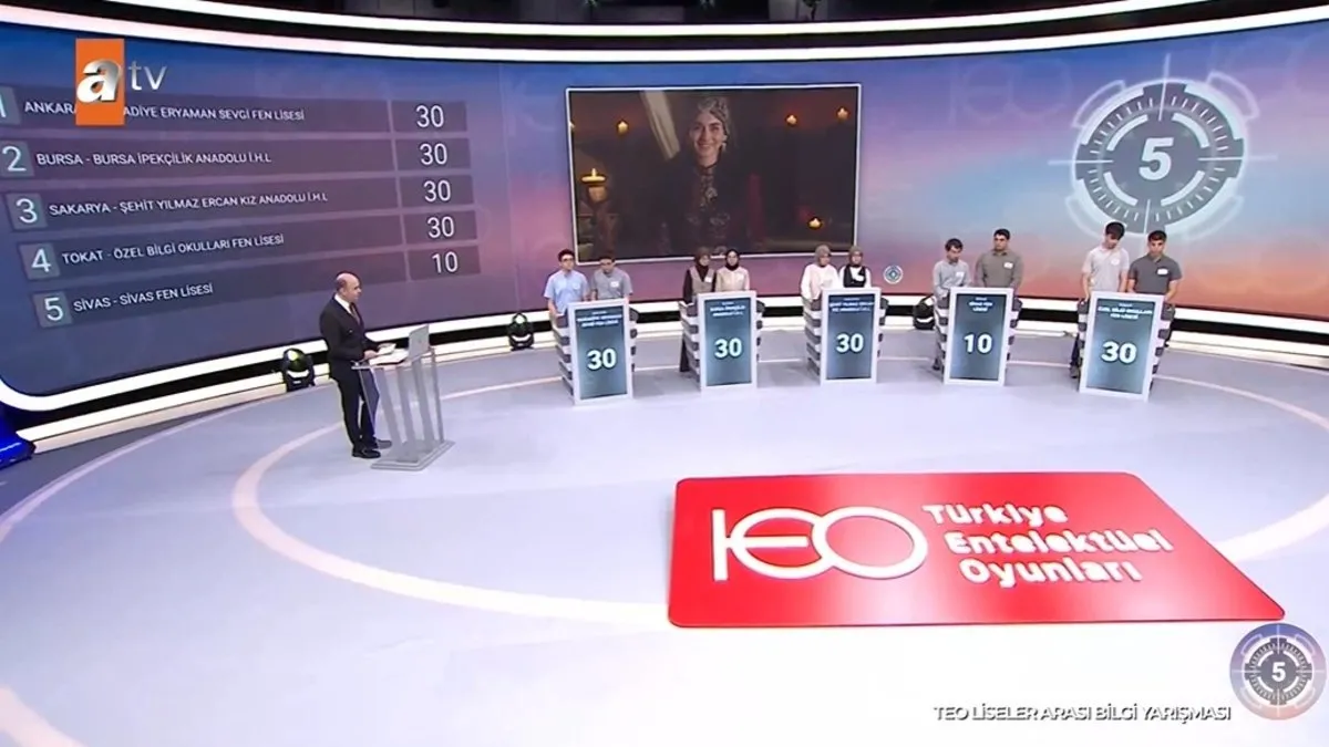 TEO liseler arası bilgi yarışması atv ekranlarında