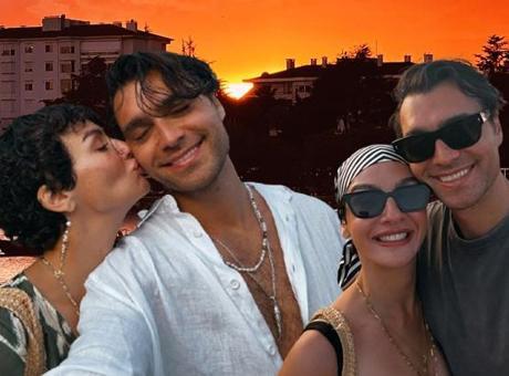 Güncel Haberler: Birce Akalay ile Hakan Kurtaş aşka geldi! Romantik poza beğeni yağdı