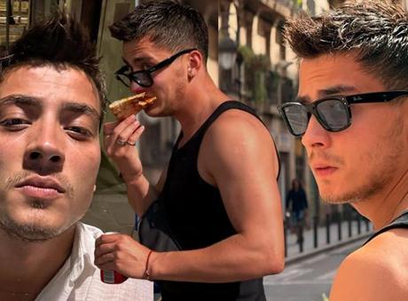 ‘Ne iyi ettik de geldik’ Uzak Şehir’in Kaya’sından Barcelona pozları
