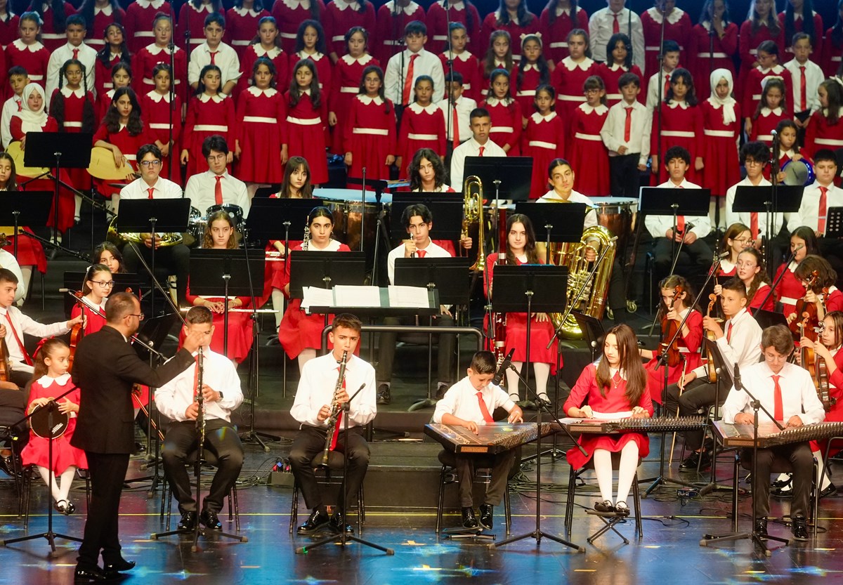 Cumhurbaşkanlığı Çocuk Orkestrası ve Korosu AKM’de konser verdi