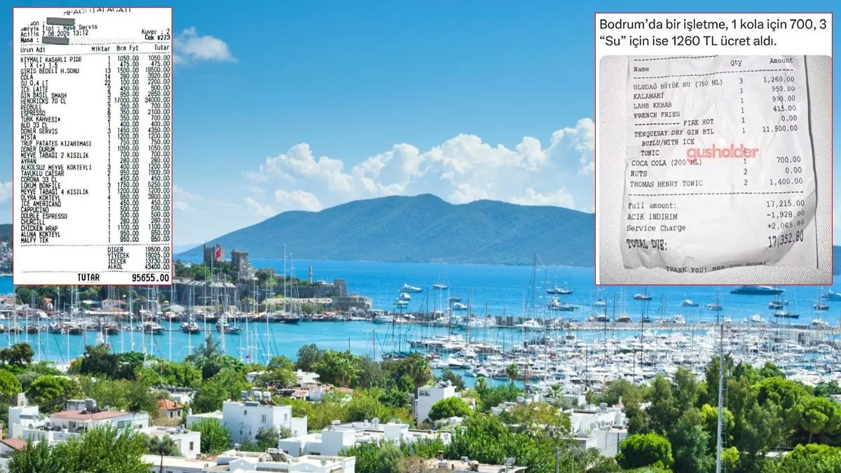 Çeşme ve Bodrum’da güneş değil fiyatlar yakıyor: Dudak uçuklatan adisyonlar Hazine ve Maliye Bakanlığı radarında!