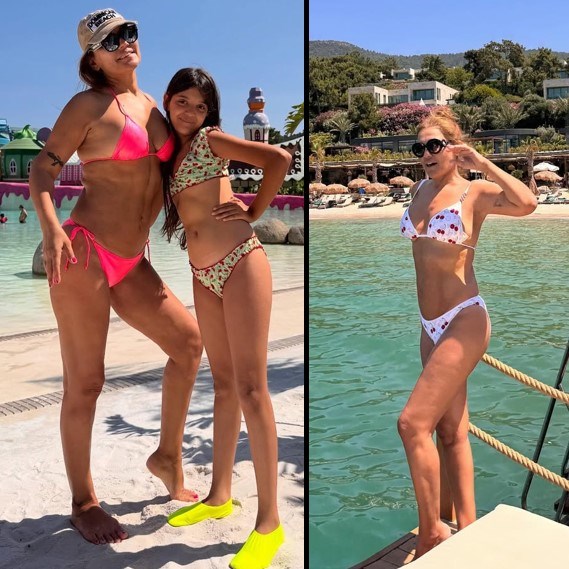 Demet Akalın’dan tatil pozları