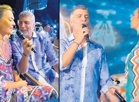Sahnesini düetlerle taçlandırdı