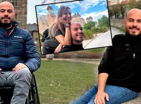 40 metreden düştü, 8 saatte çıkarıldı! Guinness yolunda: Tekerlekli sandalyeyle 422 şehir