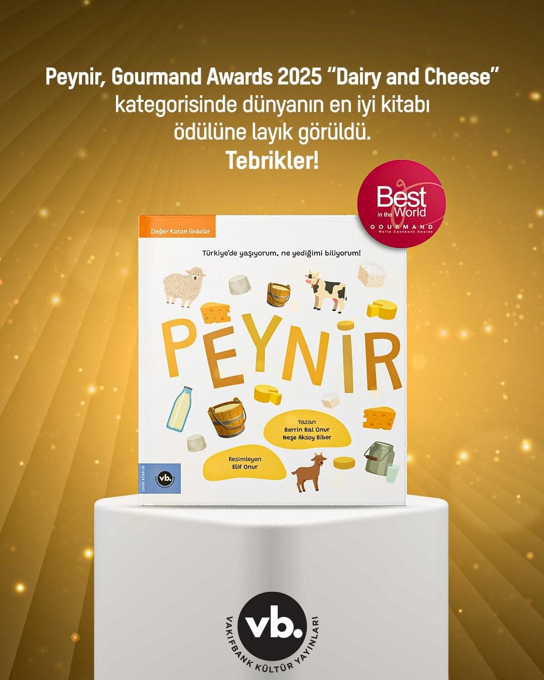 “Peynir” dünyanın en iyisi seçildi, Portekiz’de ödüle layık görüldü