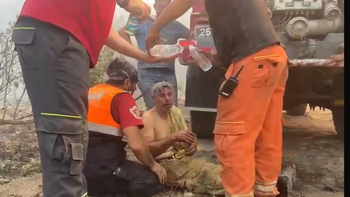 Eskişehir’deki yangın faciasından böyle kurtuldu! Alevlerin arasında feryat: Yanıyorum, su verin