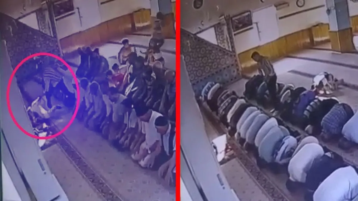 Kayseri’de vahşet! Park kavgası camiye taşındı! Bir anda defalarca kez bıçakladı! O anlar kamerada