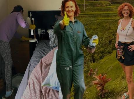 52 yaşında ev temizleyip emeklisiyle ülke ülke geziyor! ‘Bana bir avuç makarna vermişti’