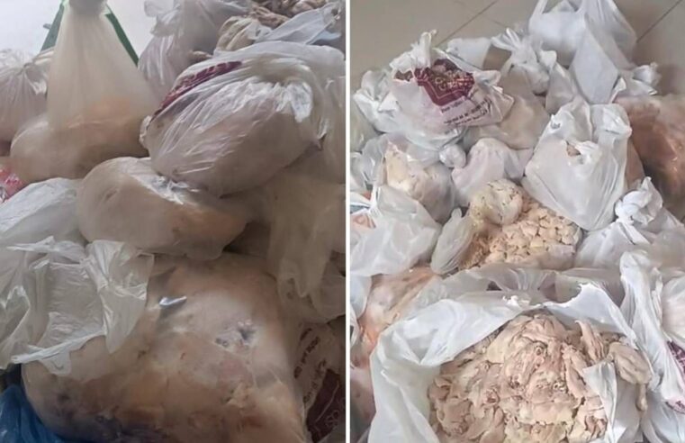 Elazığ’da mide bulandıran görüntü: 345 kilogram tavuk etine el konuldu