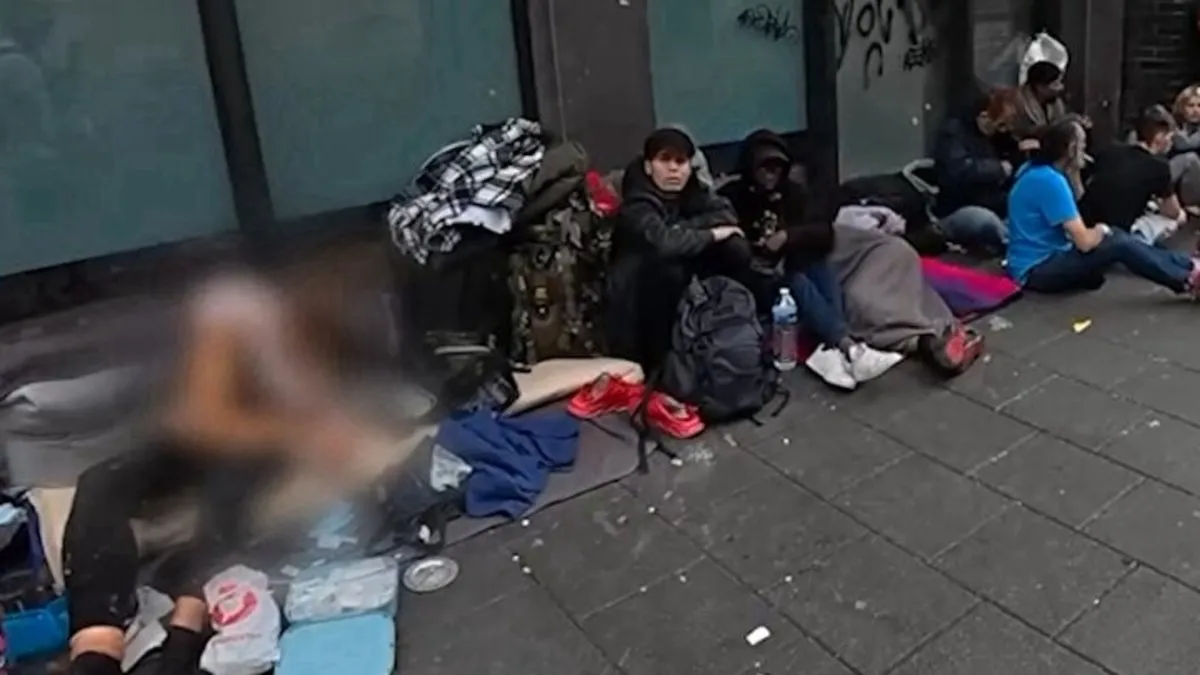 Almanya’nın bambaşka yüzü! Ünlü Youtuber o anları böyle görüntüledi Adeta ‘zombi’ mahallesi