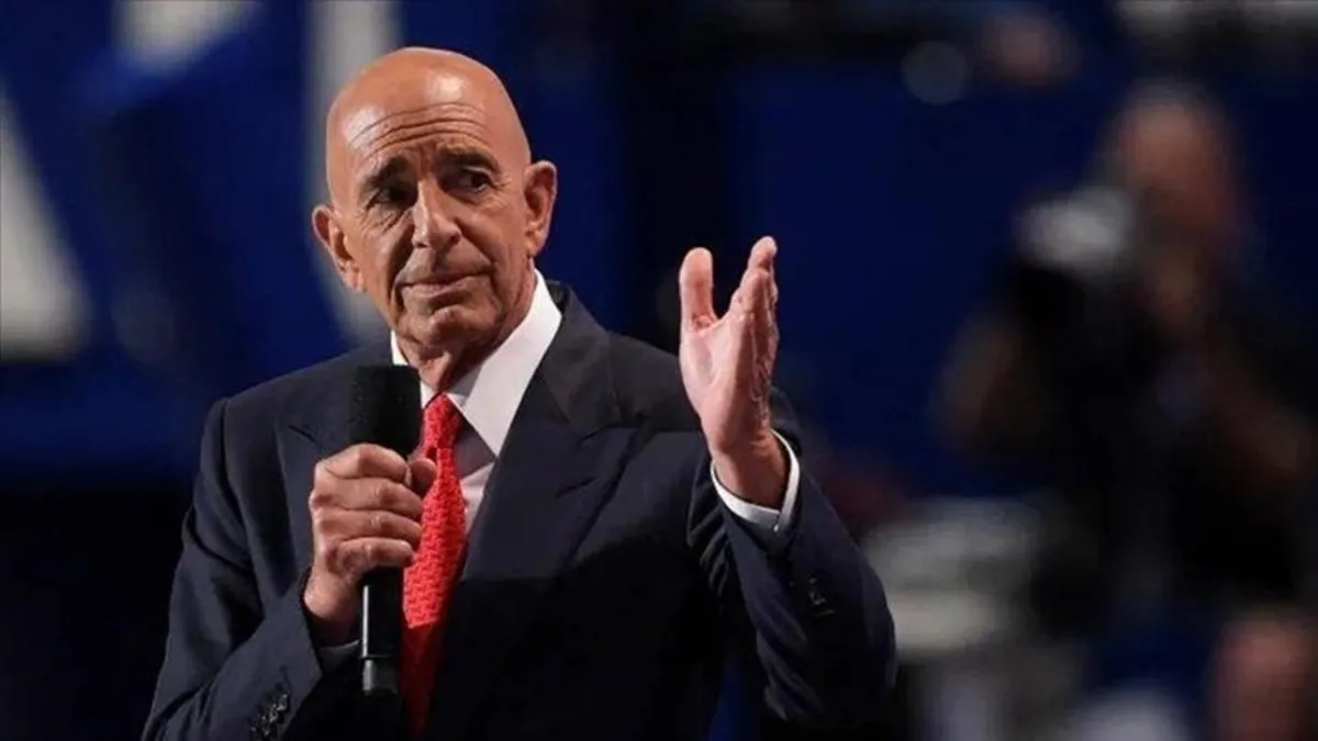 ABD’li Büyükelçi Tom Barrack İsrail’in Suriye’ye müdahalesinin “işleri karmaşıklaştırdığını” belirtti