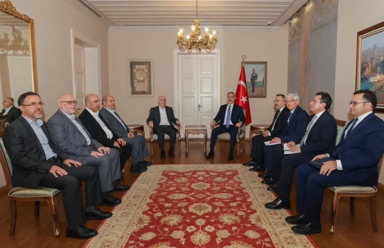 SON DAKİKA | Bakan Fidan, Hamas heyeti ile görüştü