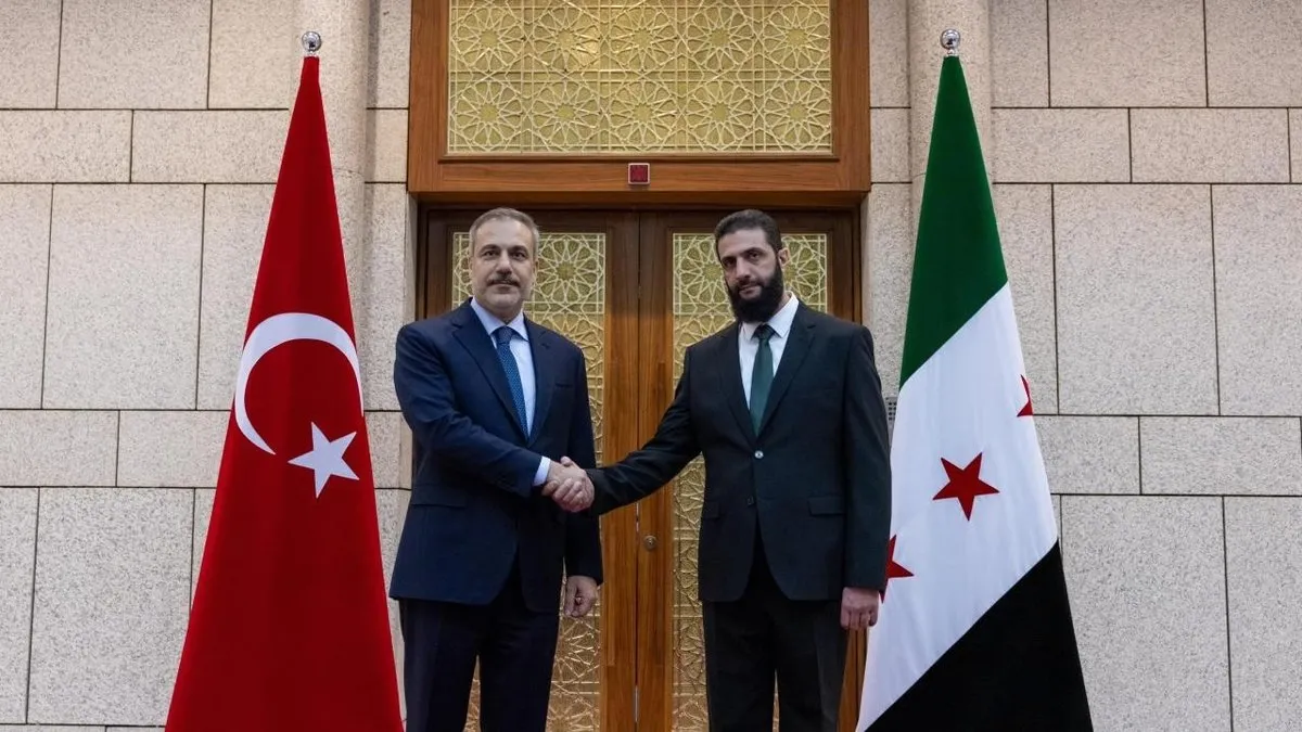 SON DAKİKA | Bakan Fidan, Eş-Şara tarafından kabul edildi