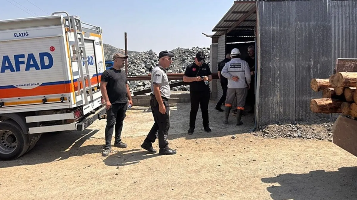 SON DAKİKA | Elazığ’da bir maden ocağında göçük meydana geldi